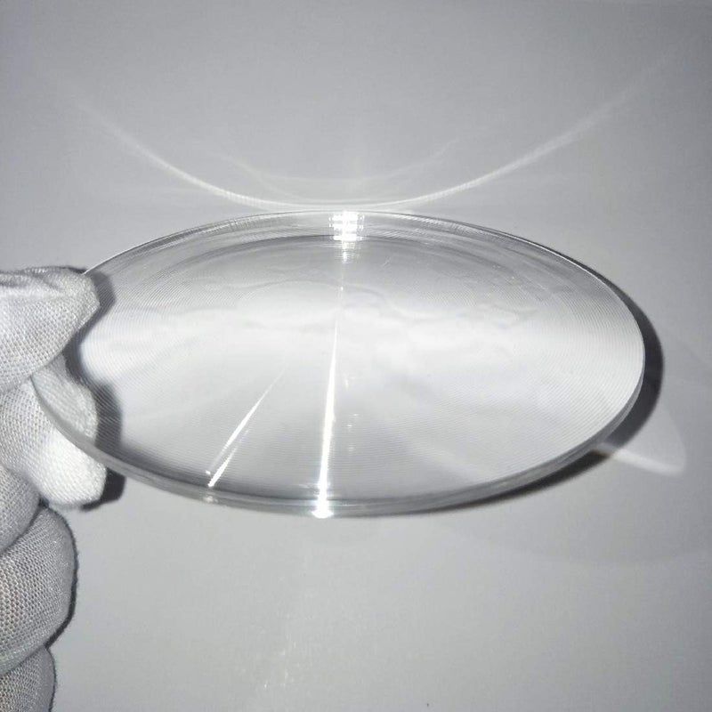 Six Seasons Fresnel Lens Magnifier, Diameter 100mm (4''), Focal Length 100mm, Acrylic Lens (not Glass), for Physics Classroom, Solar Heating, Magnifiying. (Focal Length 100mm) - Image 2